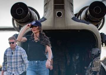 DHS Secretary Noem visits Guantanamo Bay