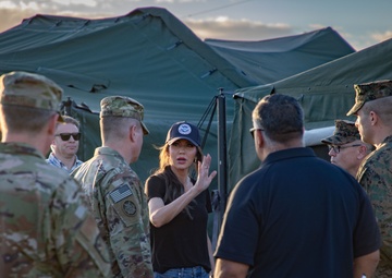 DHS Secretary Noem visits Guantanamo Bay