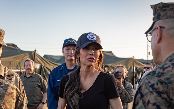 DHS Secretary Noem visits Guantanamo Bay