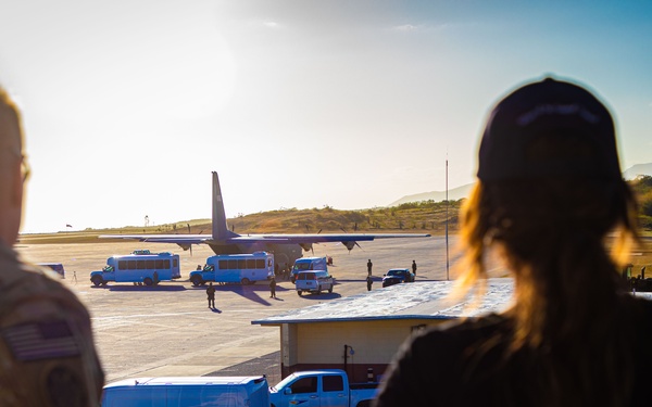 DHS Secretary Noem visits Guantanamo Bay