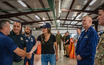 DHS Secretary Noem visits Guantanamo Bay