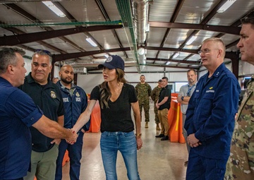 DHS Secretary Noem visits Guantanamo Bay