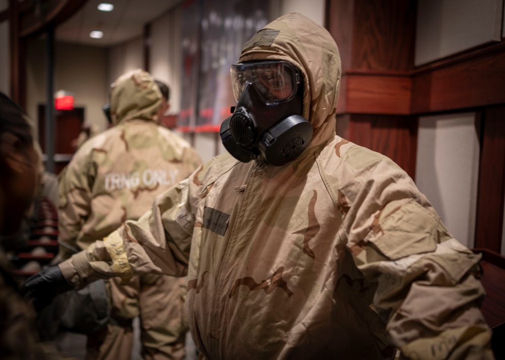 Redtails conduct Chemical, Biological, Nuclear, and High yield Explosives exercise