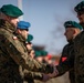 KFOR Polish Coy conducts a transfer of authority ceremony