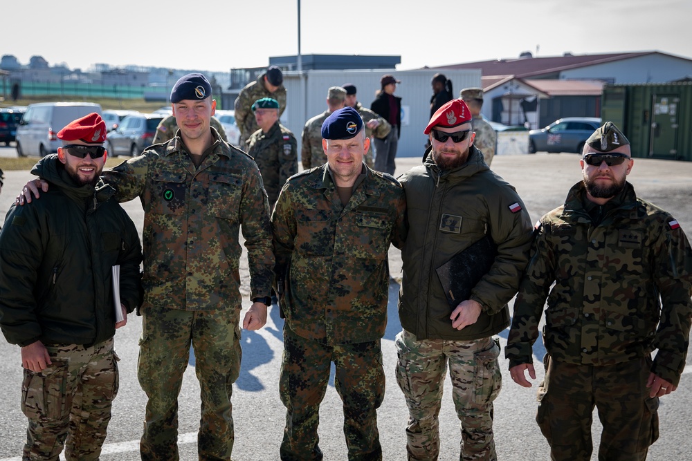 KFOR Polish Coy conducts a transfer of authority ceremony