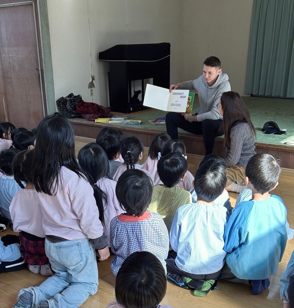 NMCB-3 Service Members volunteer at local Iwakuni Preschools