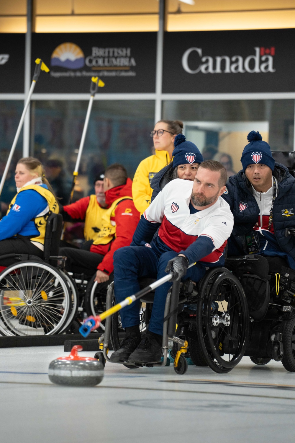 Team US | IG 25 | Invictus Games | Wheelchair Curling | Air Force TSgt Justin Wolfe (ret.)