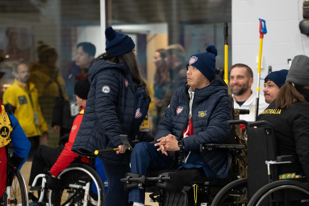 Team US | IG 25 | Invictus Games | Wheelchair Curling | Army CPT Luis Avila