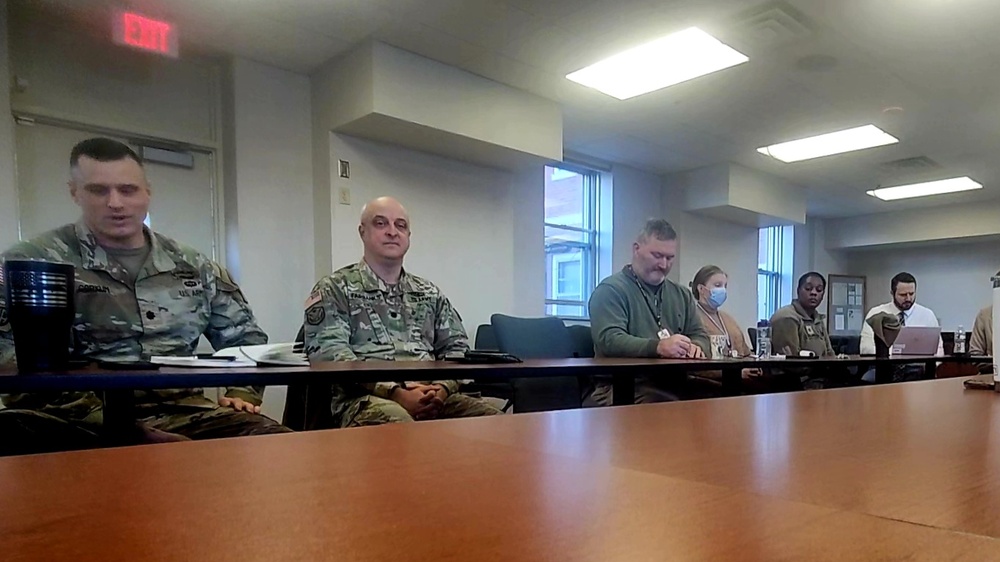 Fort McCoy leaders participate in 'Care Triad' meeting supporting service member medical readiness