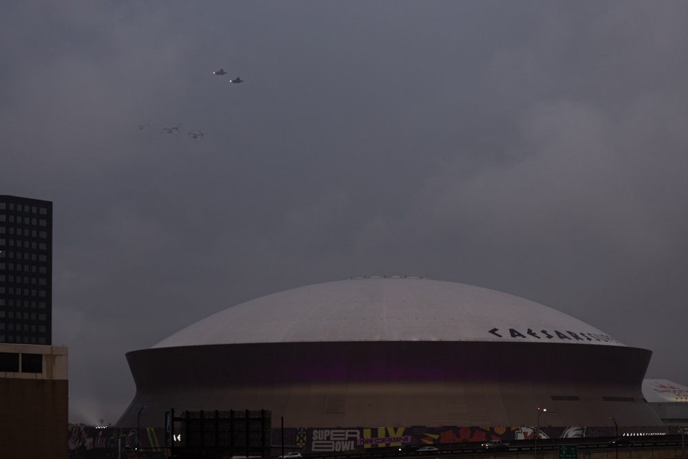 Super Bowl LIX Flyover