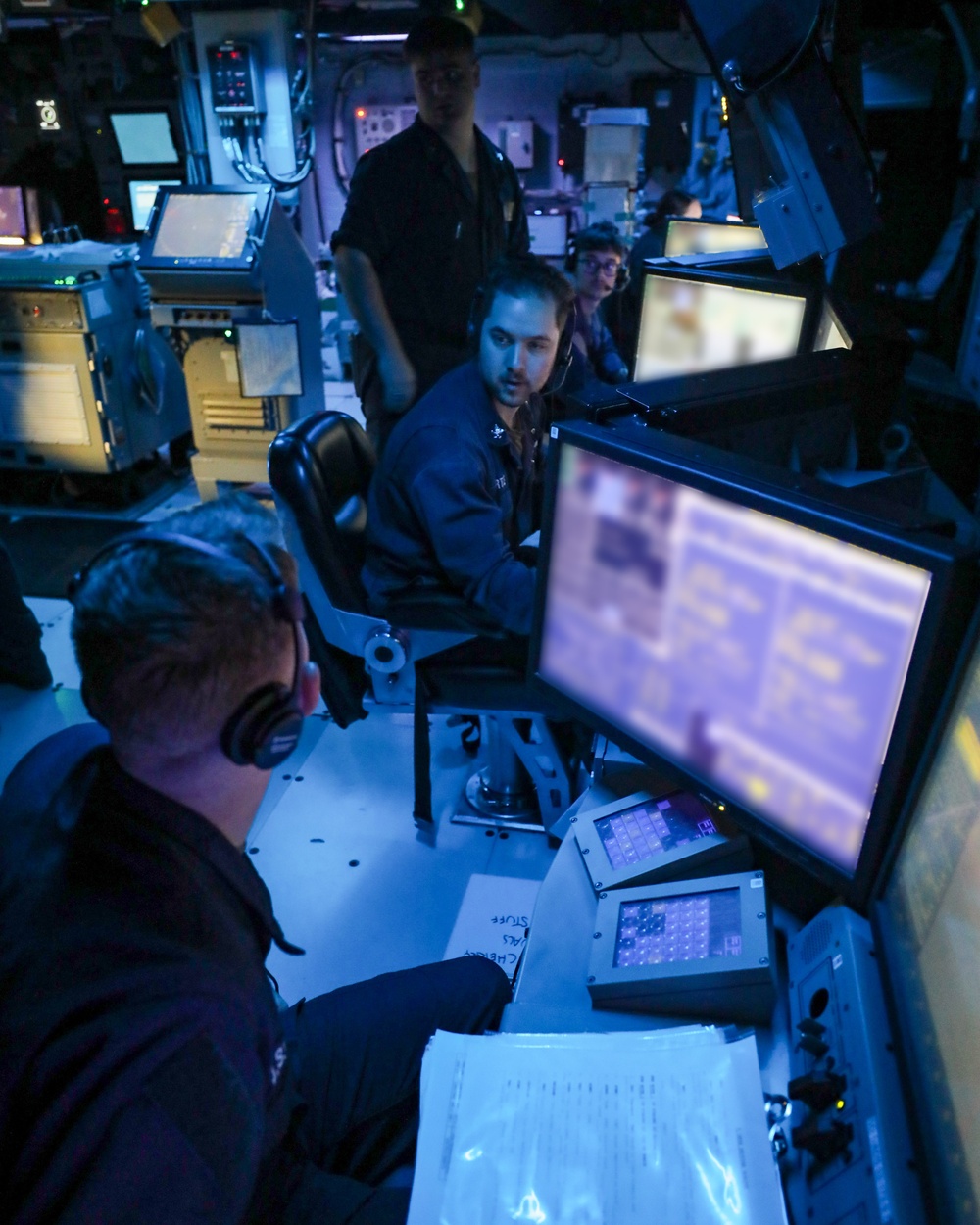 USS Princeton conducts routine operations as part of the Carl Vinson Carrier Strike Group