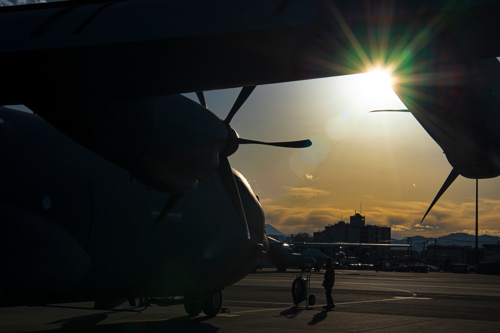 36 AS flexes agility, conducts airdrop operations under limited visibility