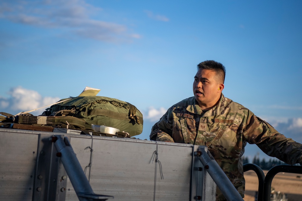 36 AS flexes agility, conducts airdrop operations under limited visibility