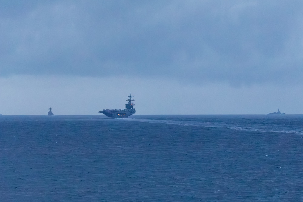 Carl Vinson Carrier Strike Group Transits the Balabac strait