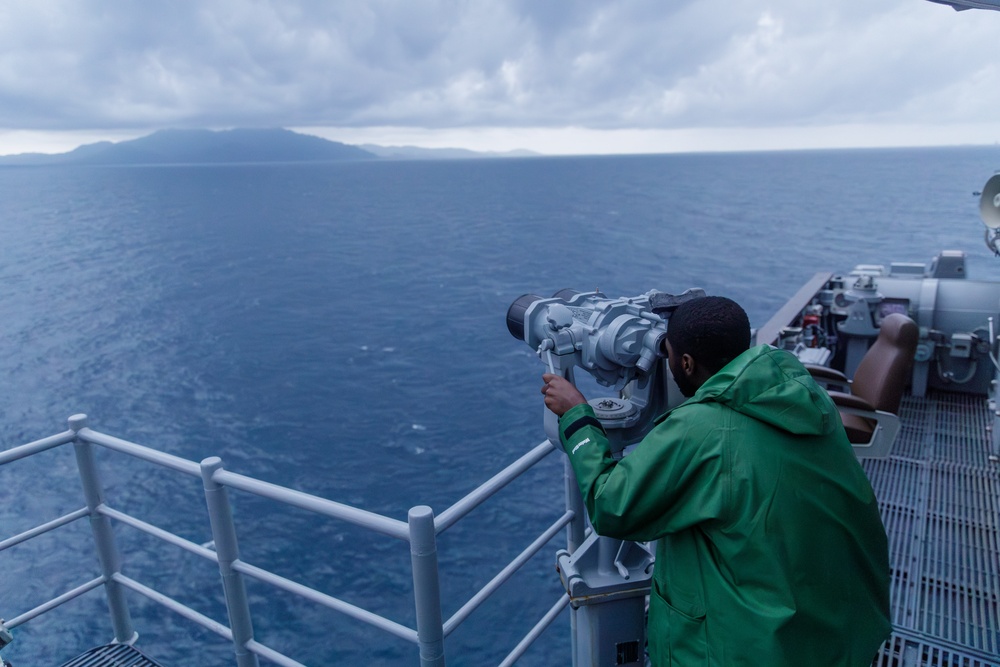 Carl Vinson Carrier Strike Group Transits the Balabac strait