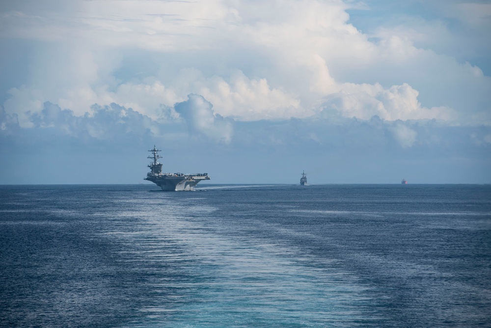 Carl Vinson Carrier Strike Group Transits the Sibutu Passage