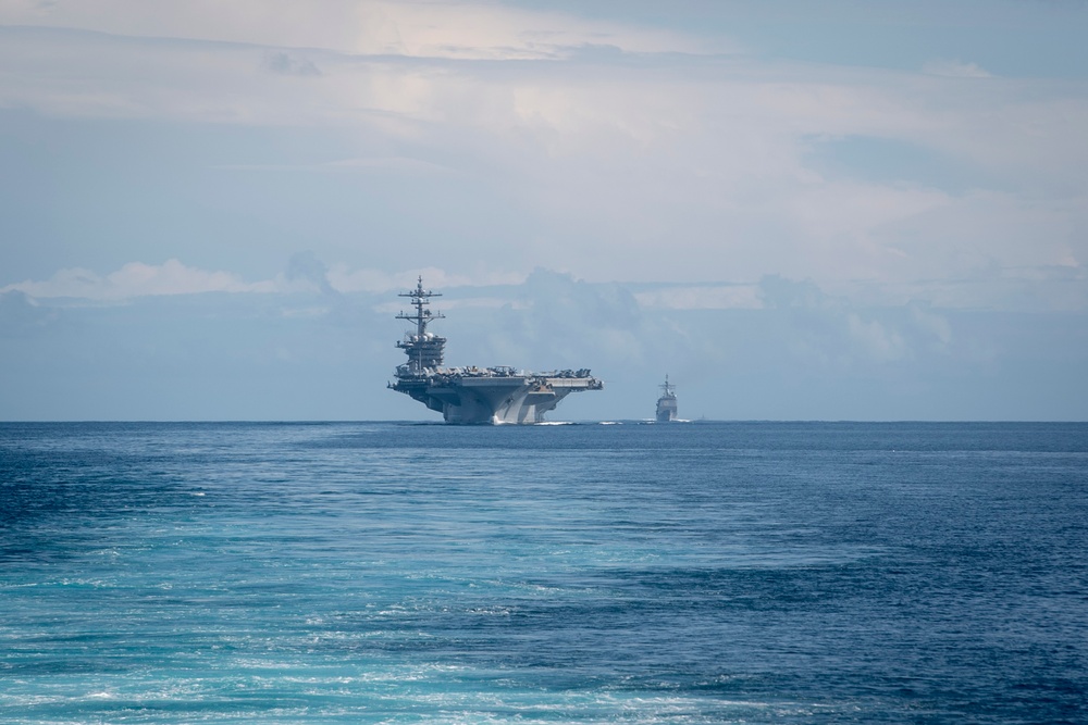 Carl Vinson Carrier Strike Group Transits the Sibutu Passage