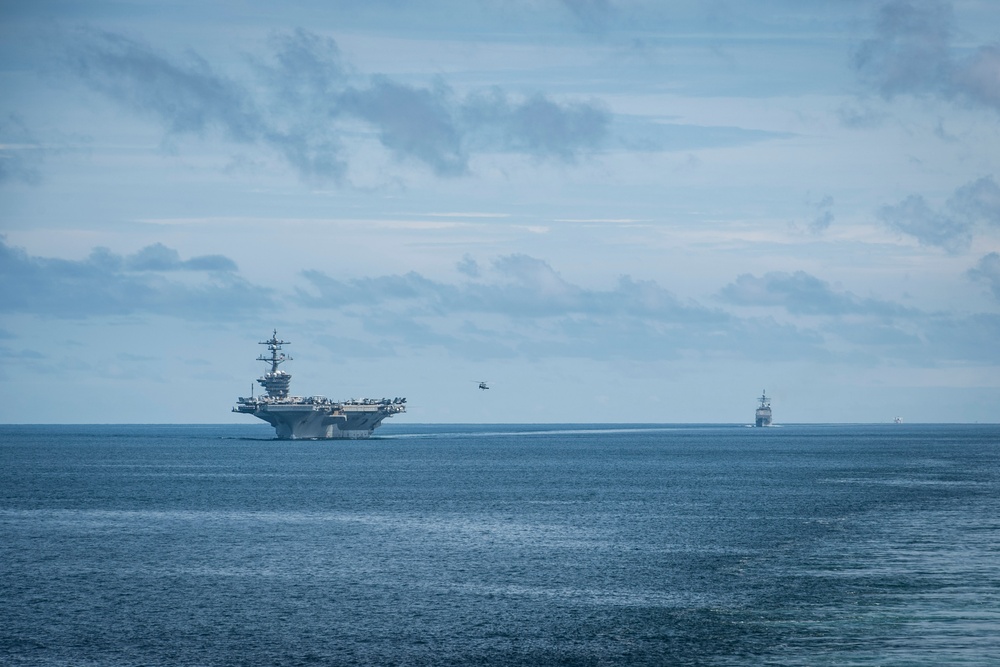 Carl Vinson Carrier Strike Group Transits the Sibutu Passage