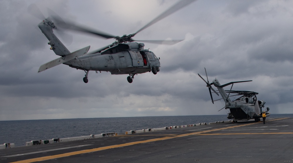 Flight Operations aboard USS America (LHA 6)