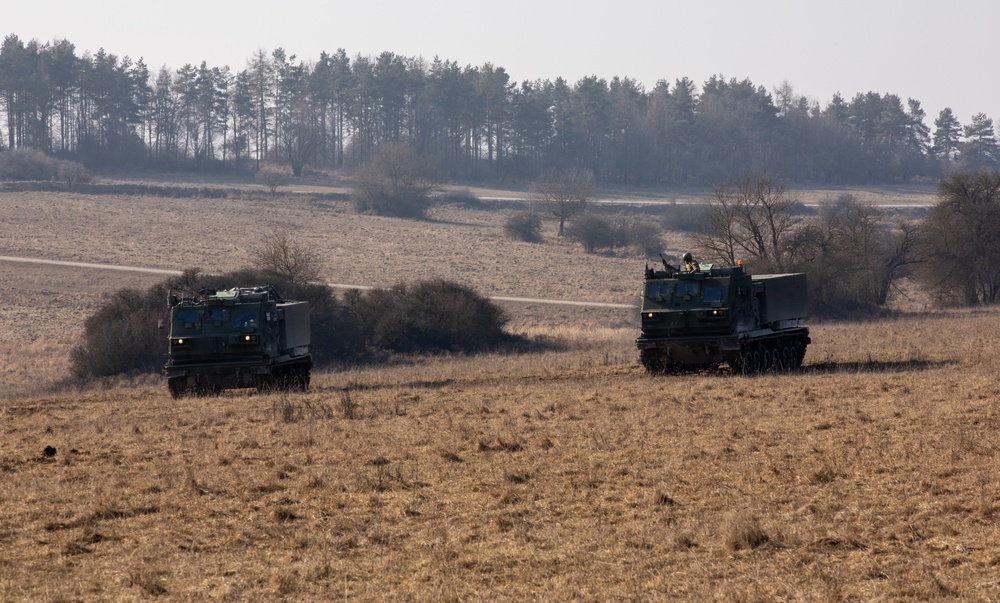 U.S. Soldiers assigned to 41st FAB prepare for live-fire missions during brigade EXEVALs