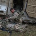 Soldiers from 41st FAB respond to simulated mass casualties during brigade evaluation exercise