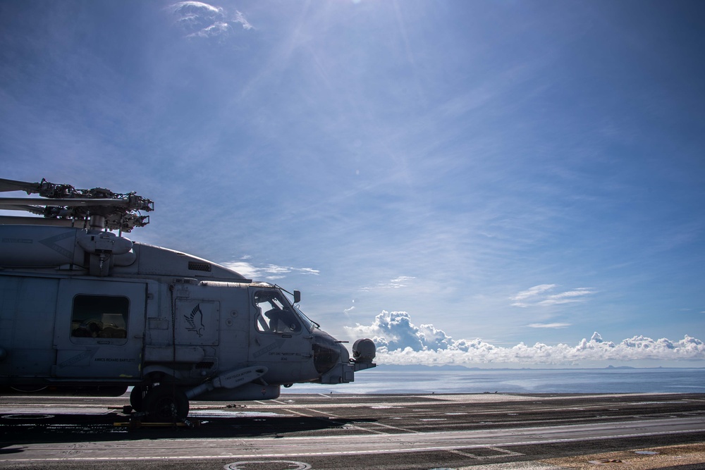 USS Carl Vinson (CVN 70) Transits the Sibutu Passage