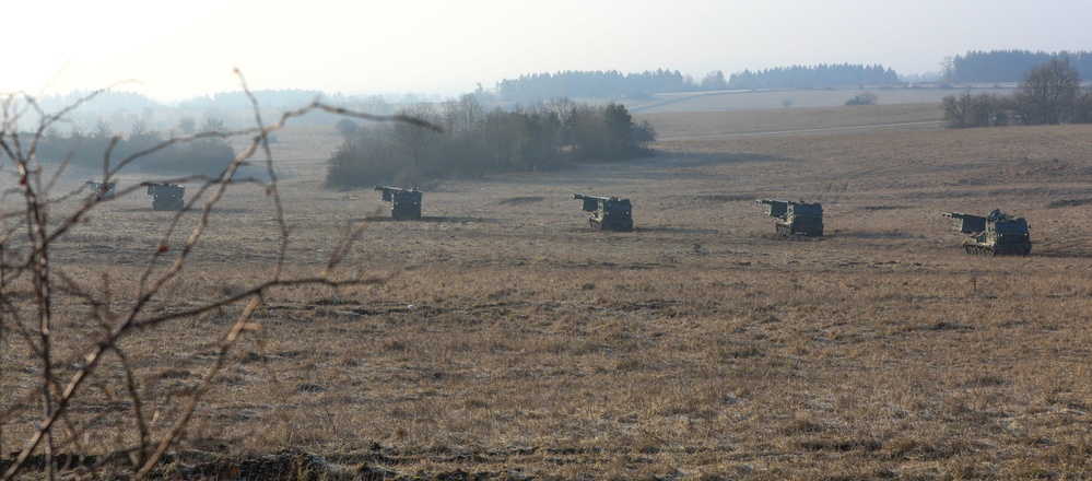 41st FAB Soldiers conduct dry-fire drive during brigade evaluation exercise