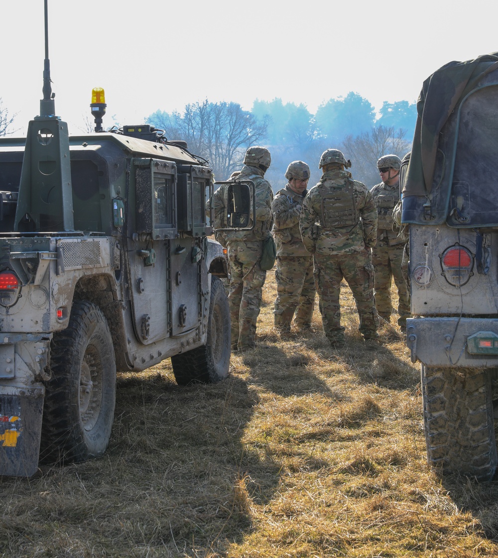 41st FAB Soldiers conduct dry-fire drive during brigade evaluation exercise