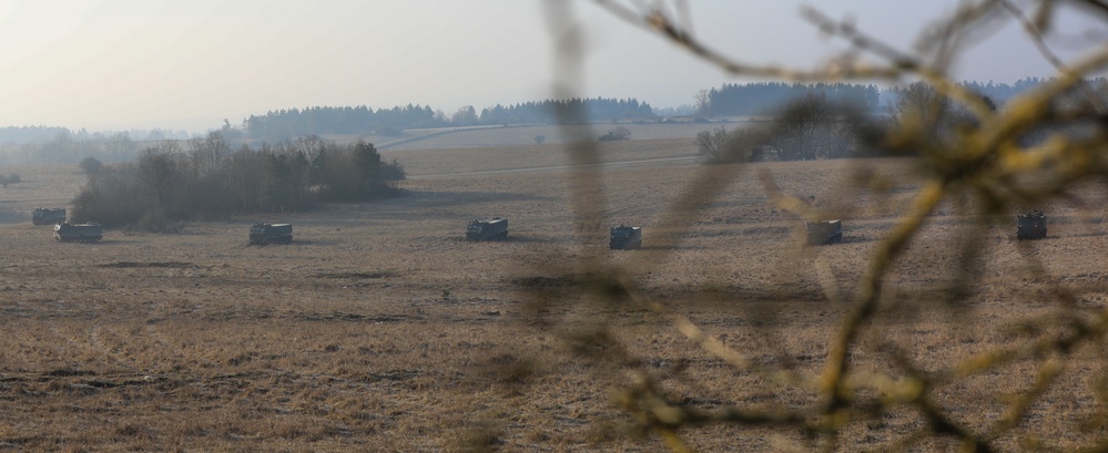 41st FAB Soldiers conduct dry-fire drive during brigade evaluation exercise