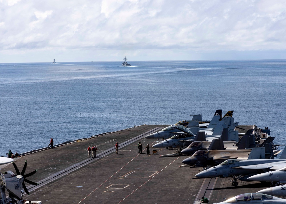 USS Carl Vinson (CVN 70) Transits the Sibutu Passage