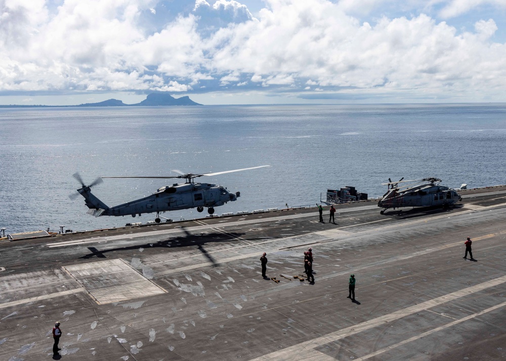 USS Carl Vinson (CVN 70) Transits the Sibutu Passage