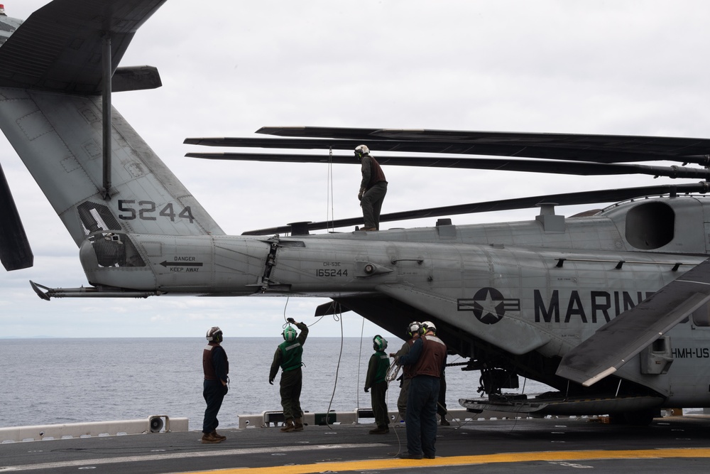 Flight Operations aboard USS America (LHA 6)