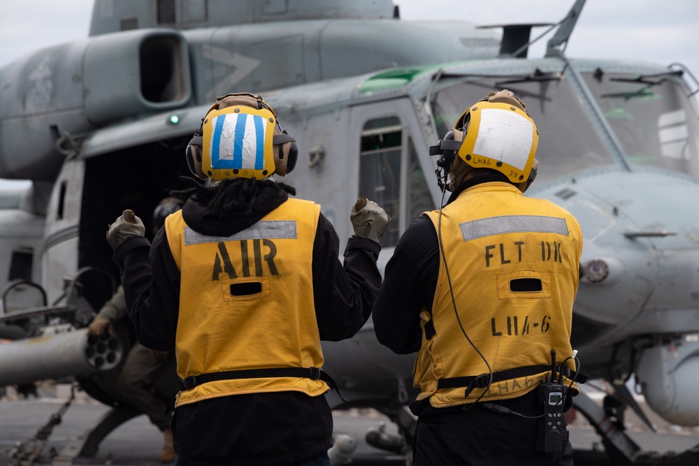 Flight Operations aboard USS America (LHA 6)