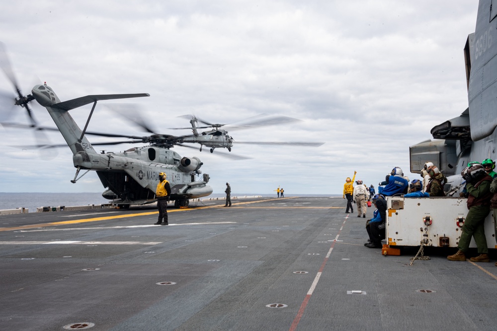 Flight Operations aboard USS America (LHA 6)