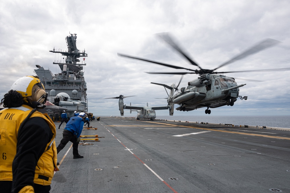 Flight Operations aboard USS America (LHA 6)