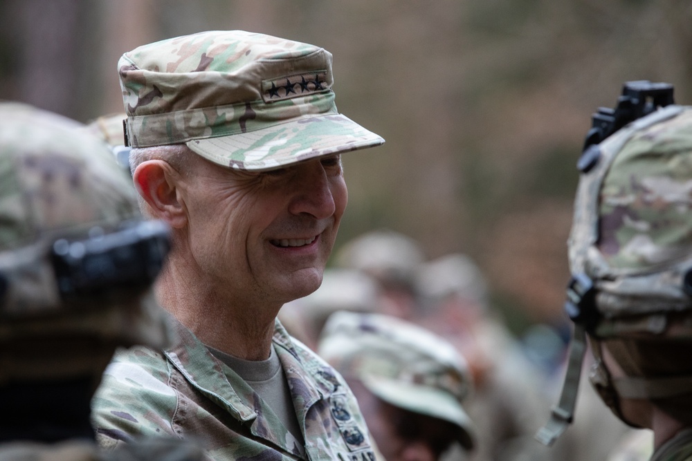 General George visits JMRC for Combined Resolve 25-1