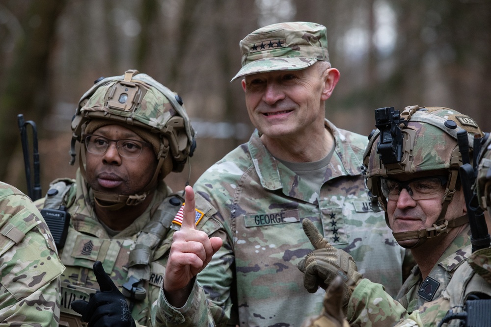 General George visits JMRC for Combined Resolve 25-1