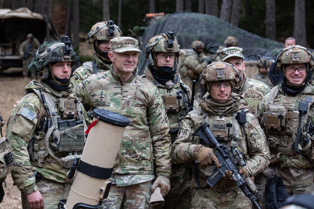 General George visits JMRC for Combined Resolve 25-1