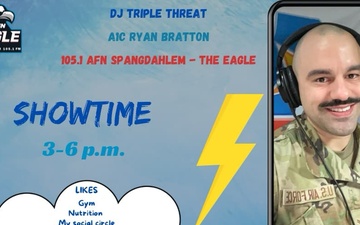 AFN Spangdahlem Meet the DJ Graphic - DJ Triple Threat