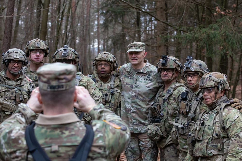 General George visits JMRC for Combined Resolve 25-1