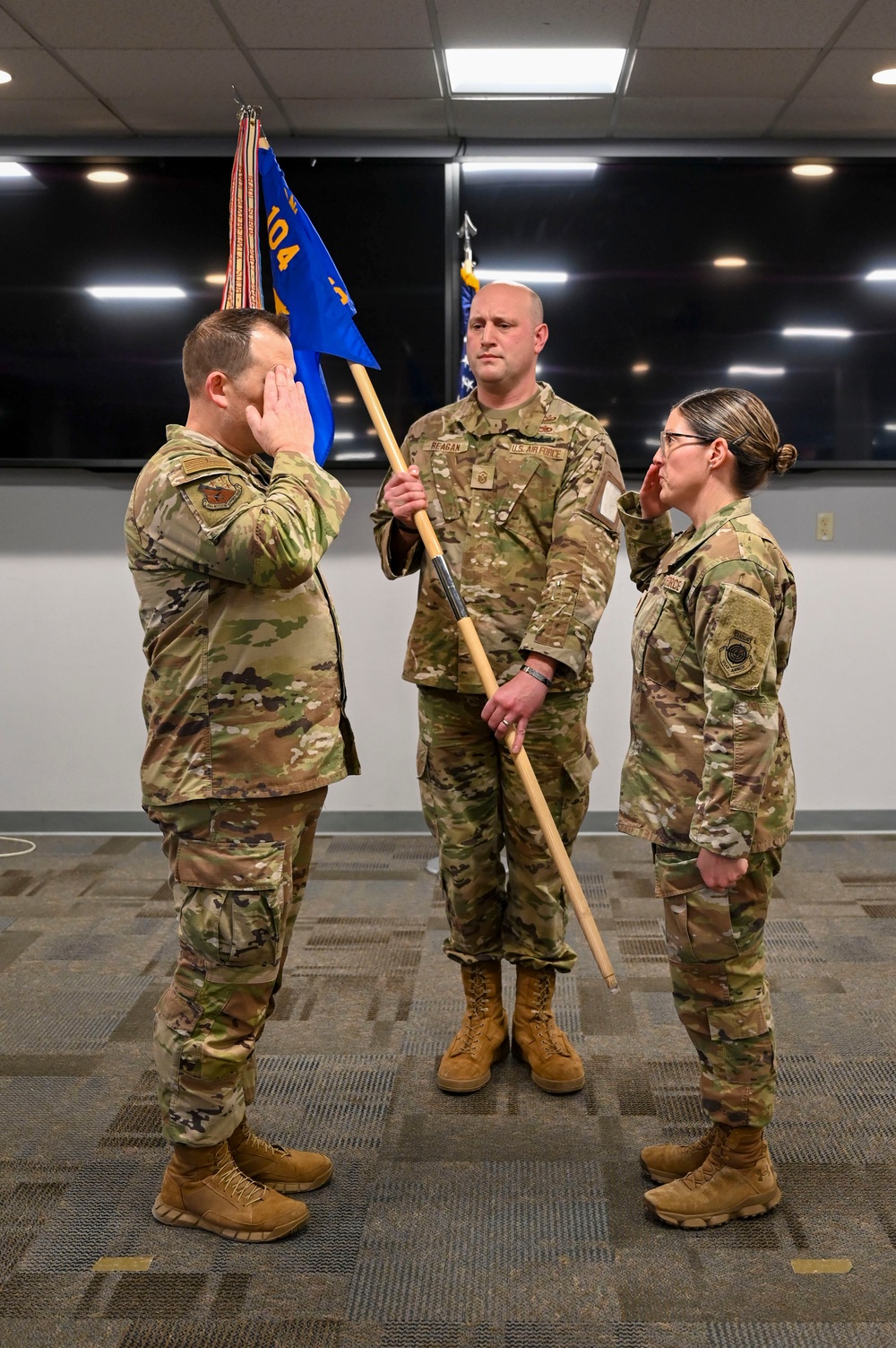 104th Fighter Wing holds Assumption of Command for Security Forces Squadron