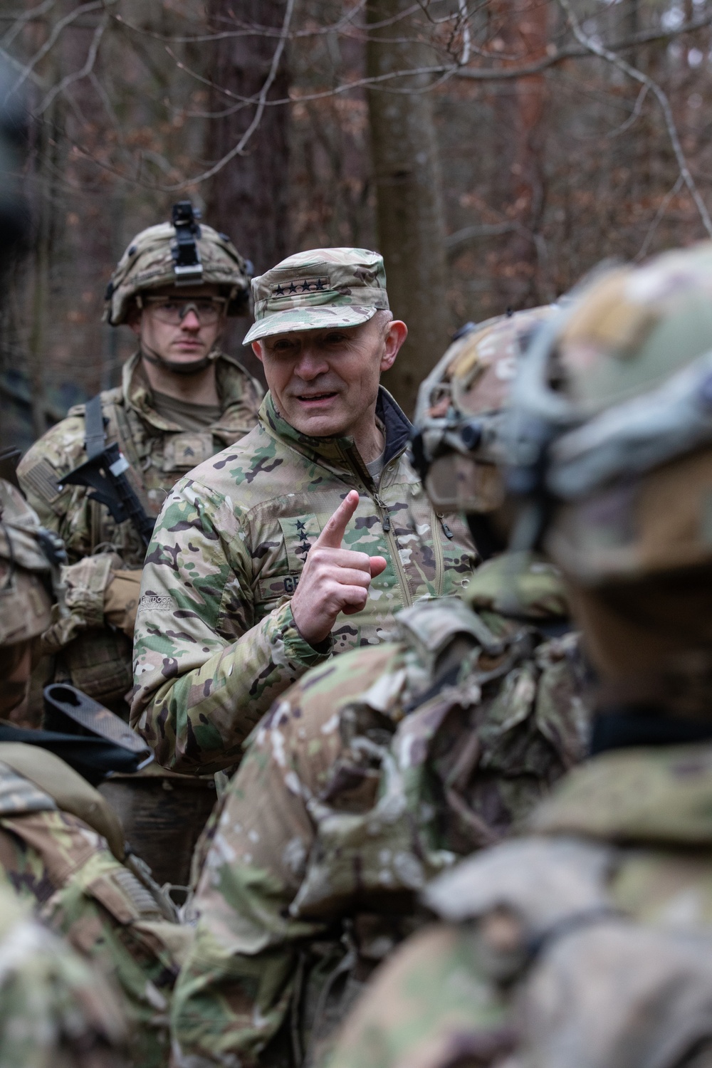 General George visits JMRC for Combined Resolve 25-1