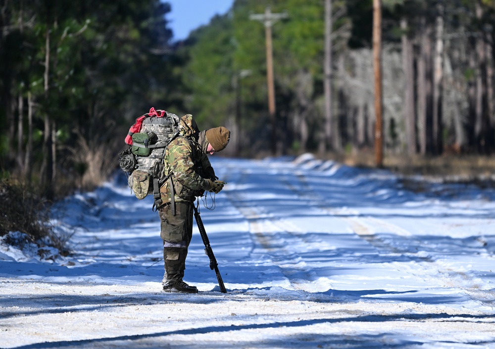 Special Forces Candidates Tested During Land Navigation