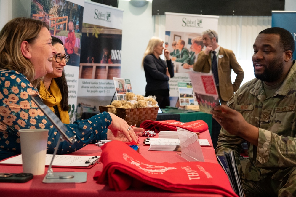 501st CSW British school information fair