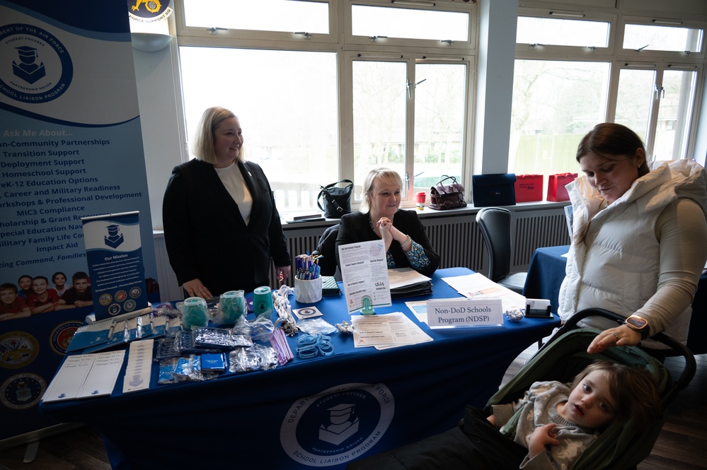 501st CSW British school information fair