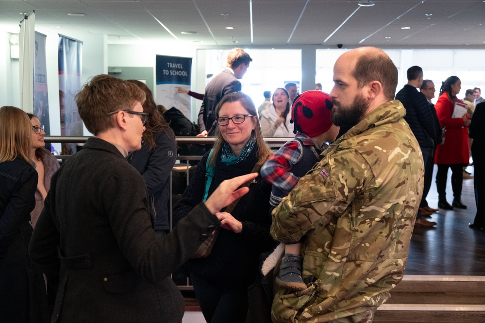 501st CSW British school information fair