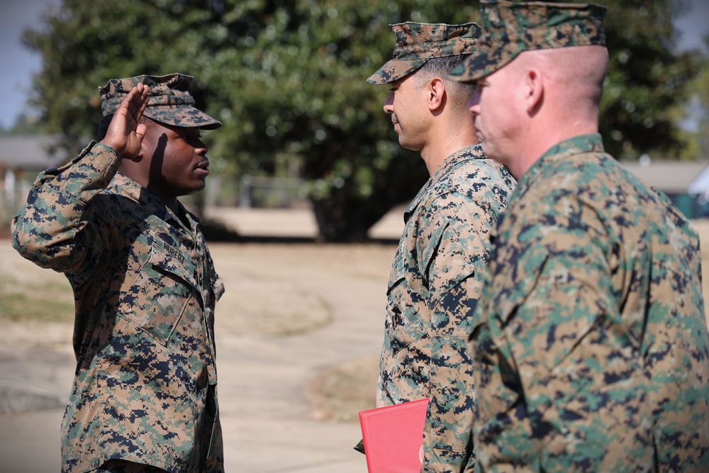 A Commitment to Serve: Sgt. Hubert Reenlists!