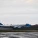 President Donald Trump lands onboard NAS JRB New Orleans