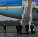 President Trump lands onboard NAS JRB New Orleans