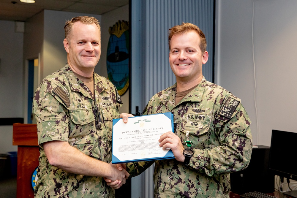 Commander Submarine Squadron 11 Awards-At-Quarters